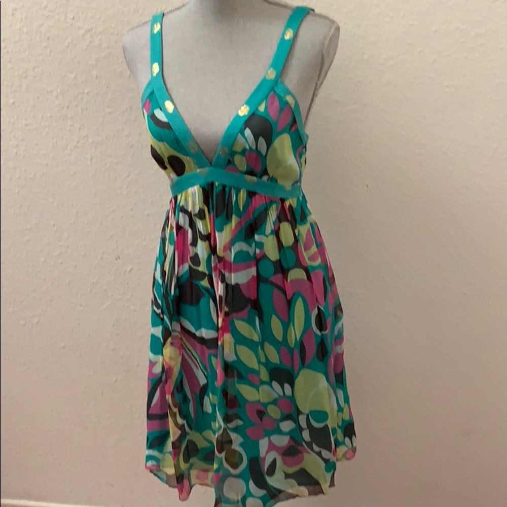 Milly of New York silk dress 4 small S excellent condition